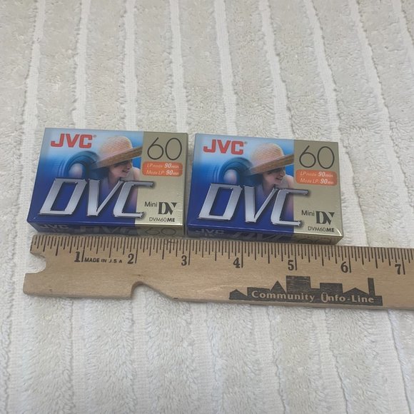 VC, DVC, Mini Video Cassettes Model M-DV60DU New, Sealed - Picture 7 of 8
